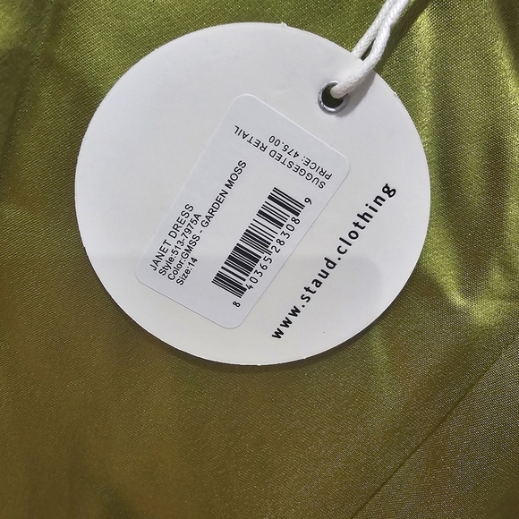 Staud Janet open-back satin halterneck maxi dress - Picture 6 of 8